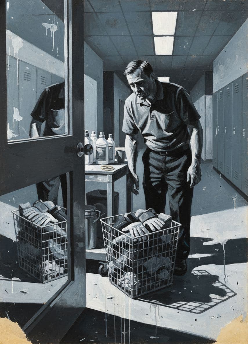 Arranging the Cleaning Supplies — abstract work by Viktor Eklund — MODULAR · a one-of-a-kind original
