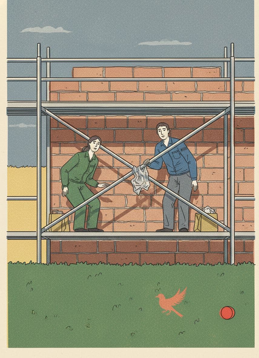 Botanical Garden with a Rusty Clamp — print by Yuko Shimizu-Tachibana — MODULAR · a one-of-a-kind original