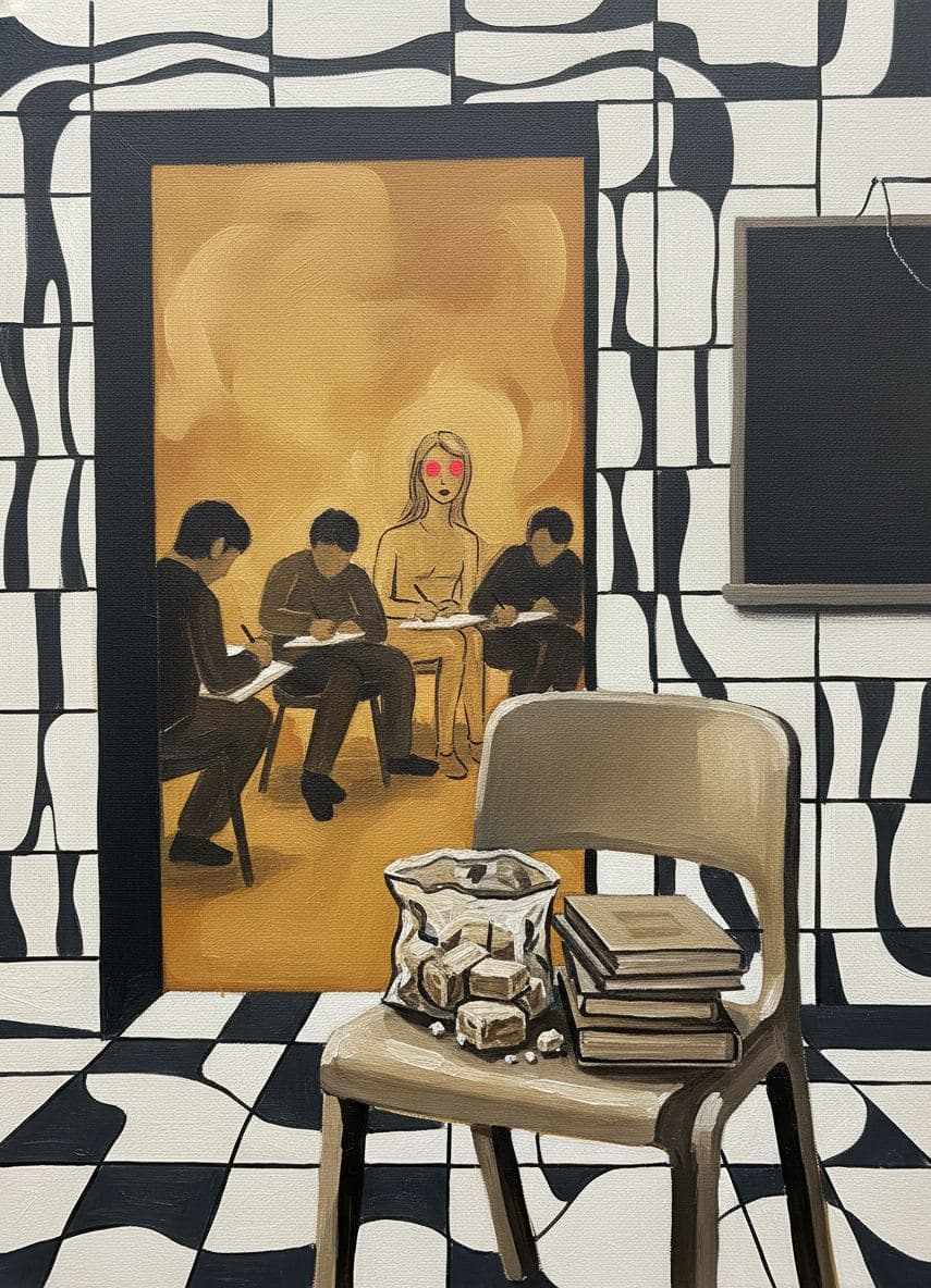 Catching a Glimpse of the Lesson — abstract work by Viktor Eklund — MODULAR · a one-of-a-kind original