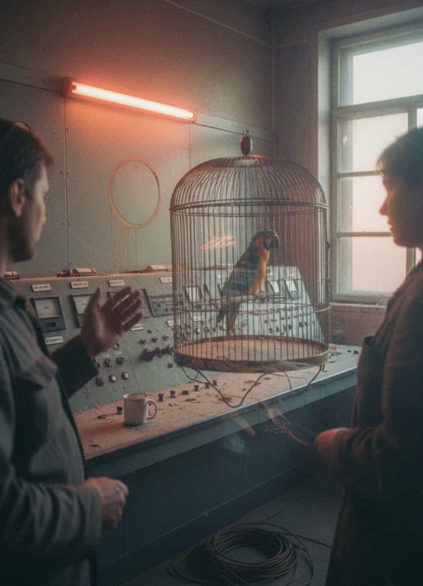 Coastal Substation with Macaw — Tomasz Rylski · MODULAR one-of-a-kind original
