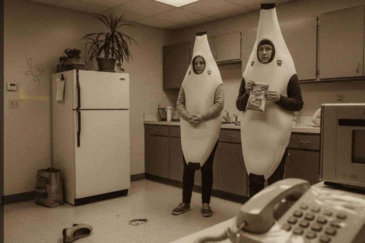 Corporate Kitchen Banana Suits — Marcus Keane · MODULAR one-of-a-kind original