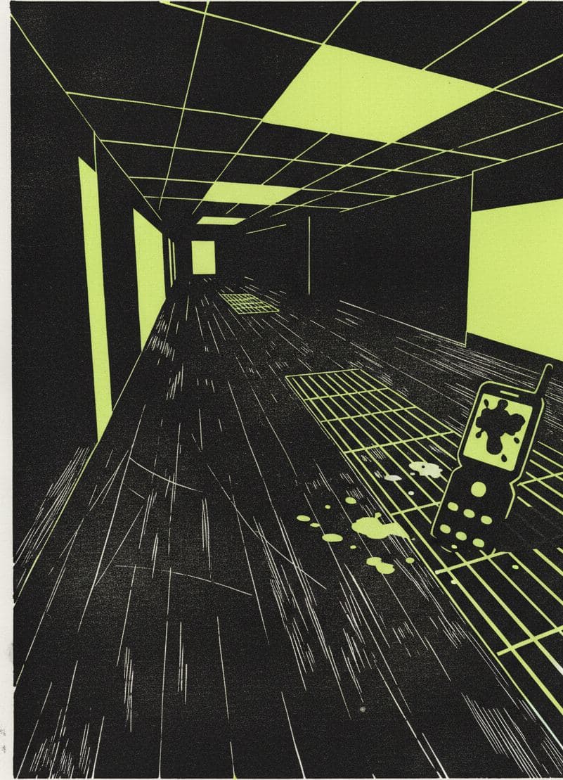 Echoes in the Glistening Concrete — print by Yuko Shimizu-Tachibana — MODULAR · a one-of-a-kind original