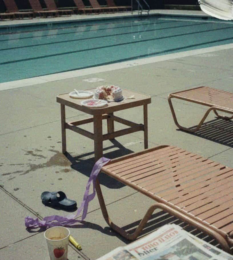 faded whispers, poolside echoes — Amara Perera · MODULAR one-of-a-kind original