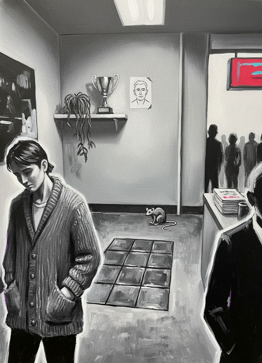 Family Gathering with a Bewildered Rat — Viktor Eklund · MODULAR one-of-a-kind original