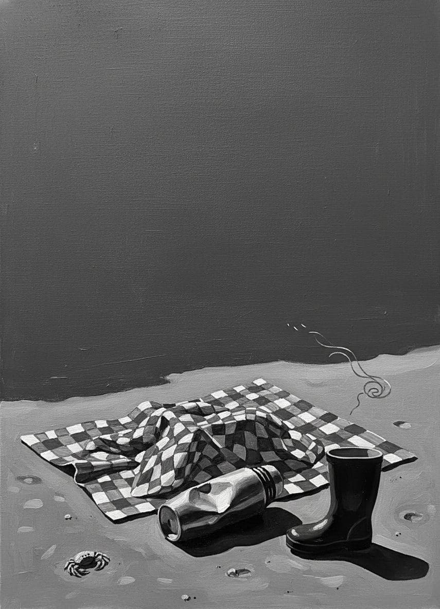 Finding the Single Rain Boot — abstract work by Viktor Eklund — MODULAR · a one-of-a-kind original