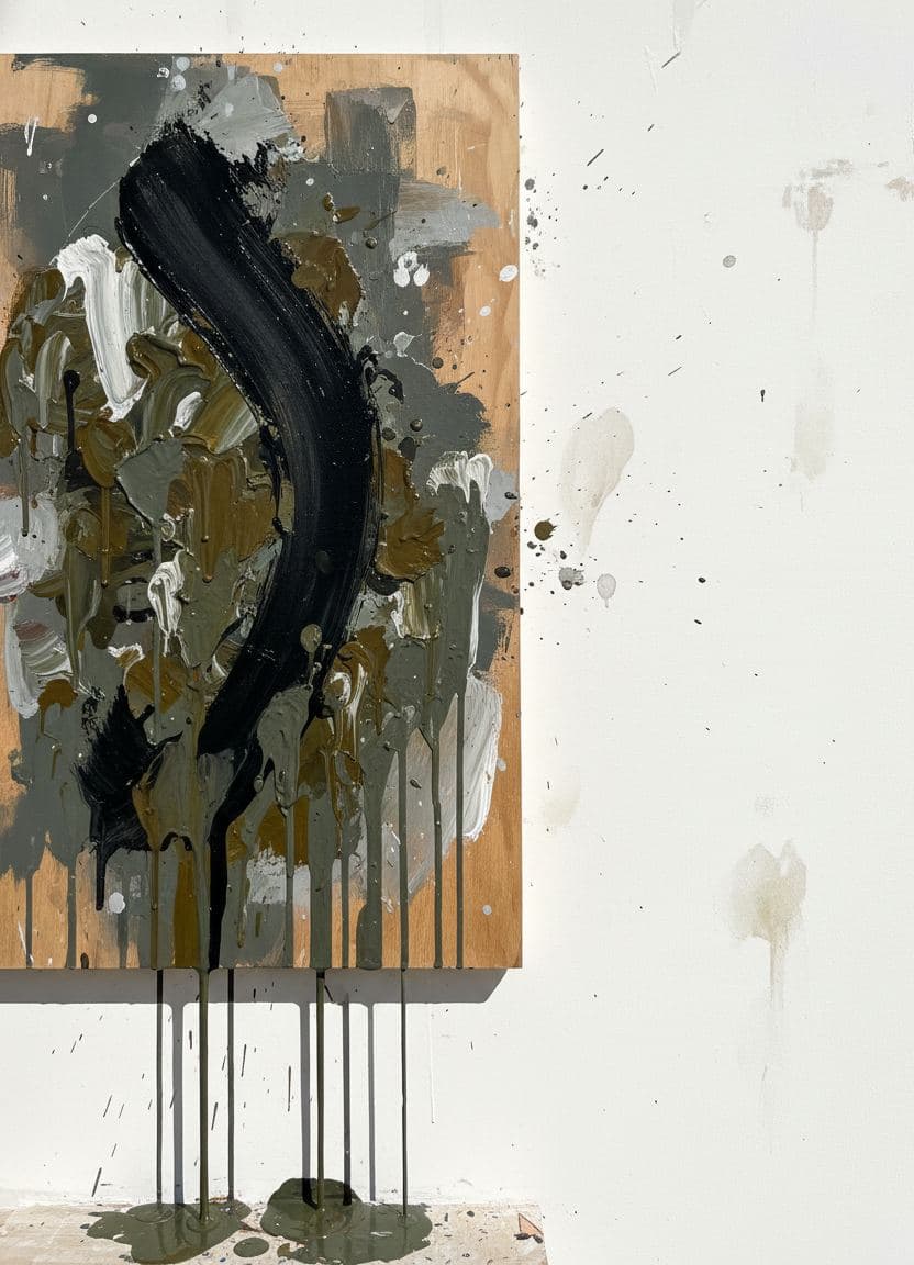forgotten news, study week haze — abstract work by Stefan Tannhäuser — MODULAR · a one-of-a-kind original