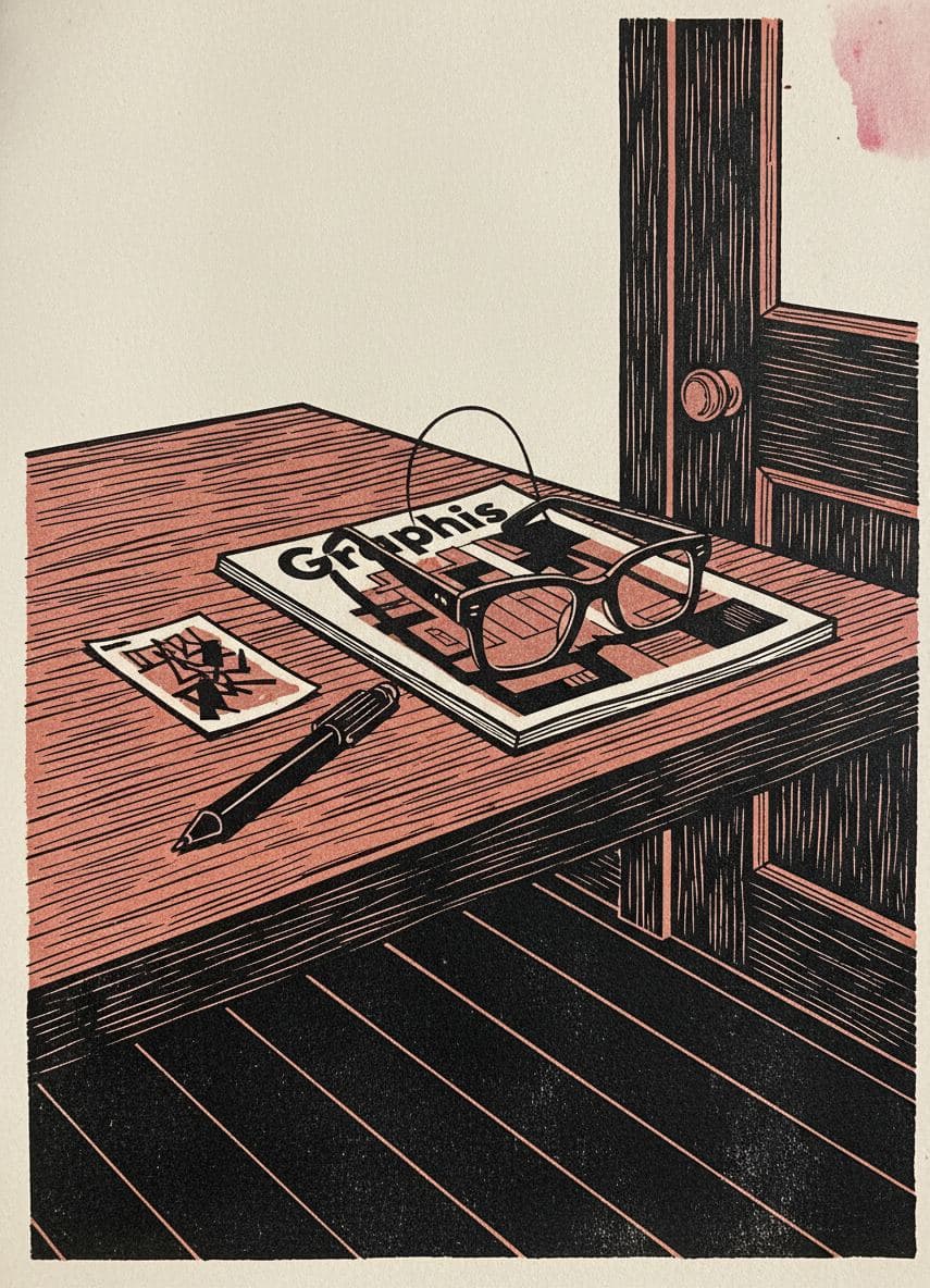 George Orwell's Edits Resting — print by Yuko Shimizu-Tachibana — MODULAR · a one-of-a-kind original