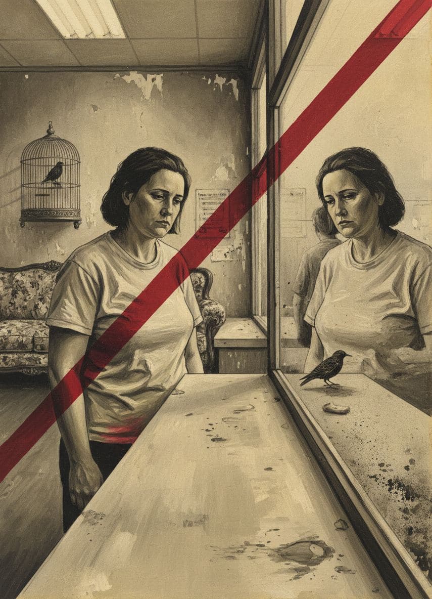 Getting Through Another Monday — print by Irmela Bechmann — MODULAR · a one-of-a-kind original