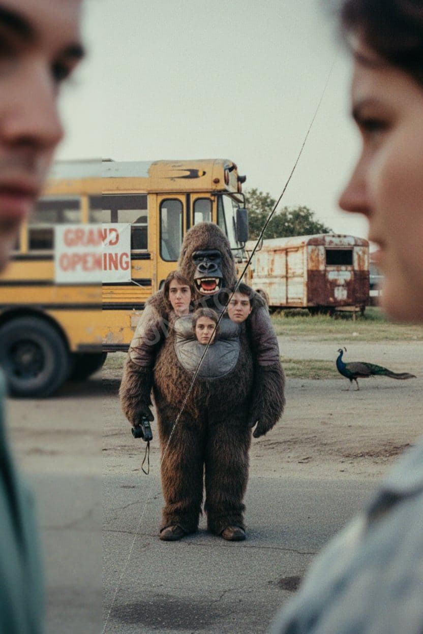 grand opening, faded gorilla — Elena Volkova · MODULAR one-of-a-kind original