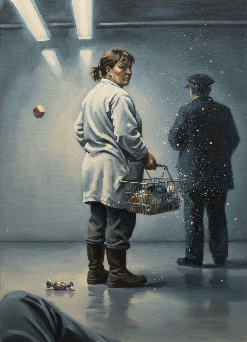 Hauling the Week's Provisions — abstract work by Stefan Tannhäuser — MODULAR · a one-of-a-kind original