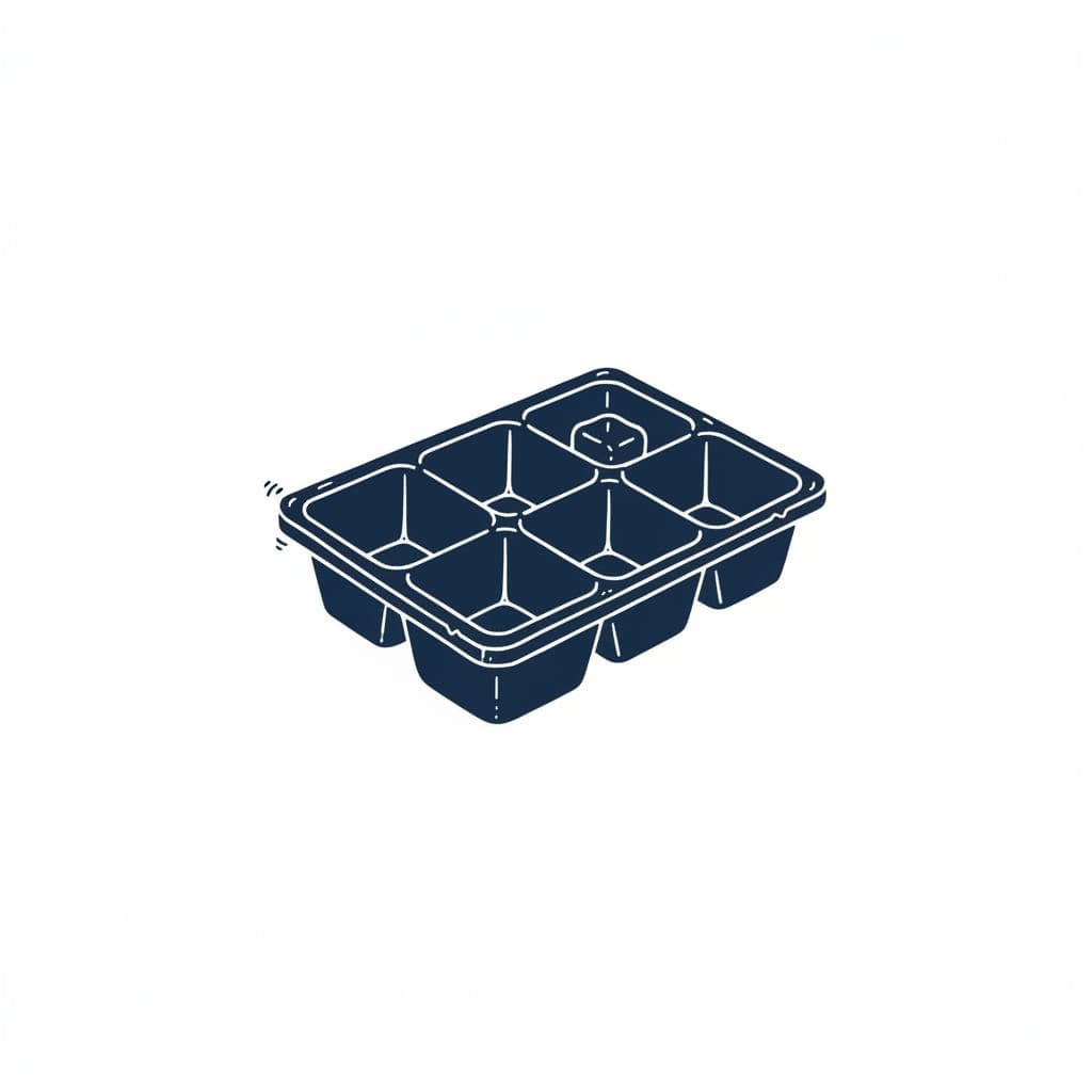 Ice Tray on Refrigerator Shelf — Wenfeng Lu · MODULAR one-of-a-kind original