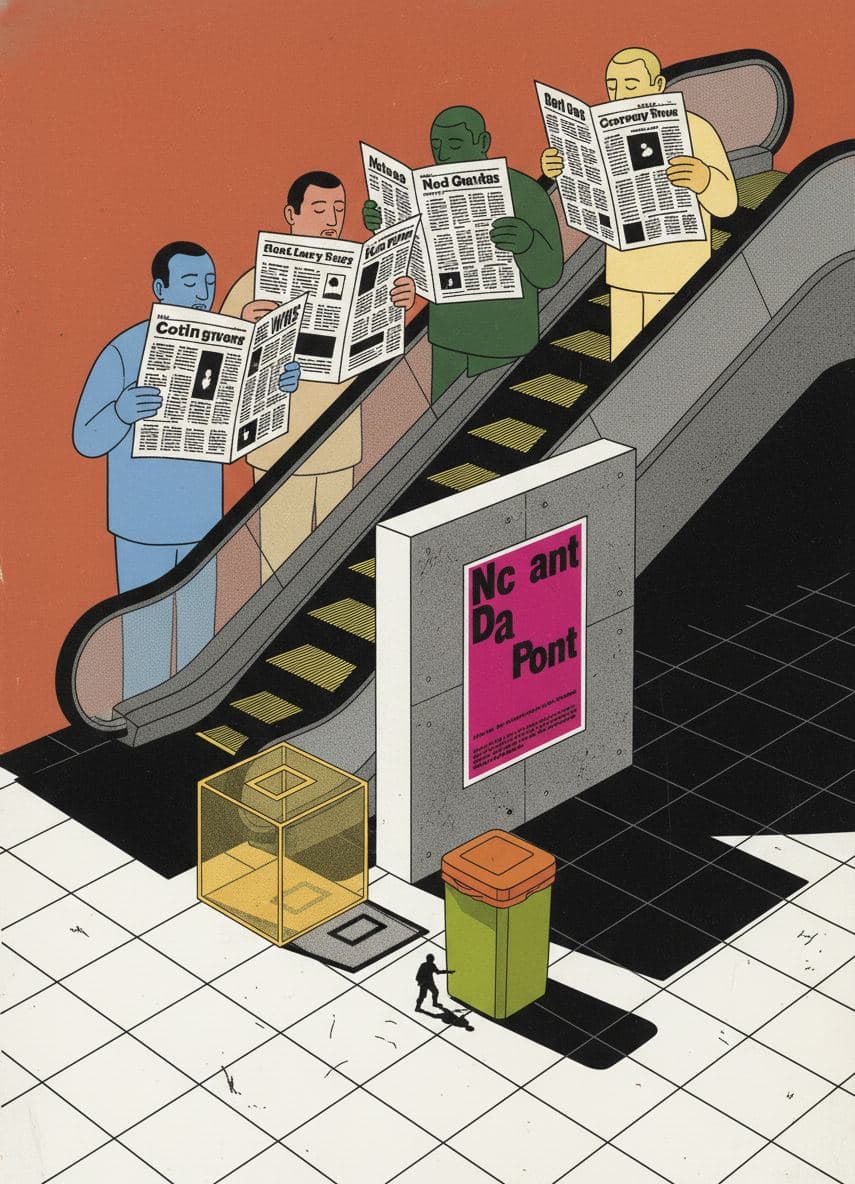 Local Grocery Ad Performance — print by Yuko Shimizu-Tachibana — MODULAR · a one-of-a-kind original