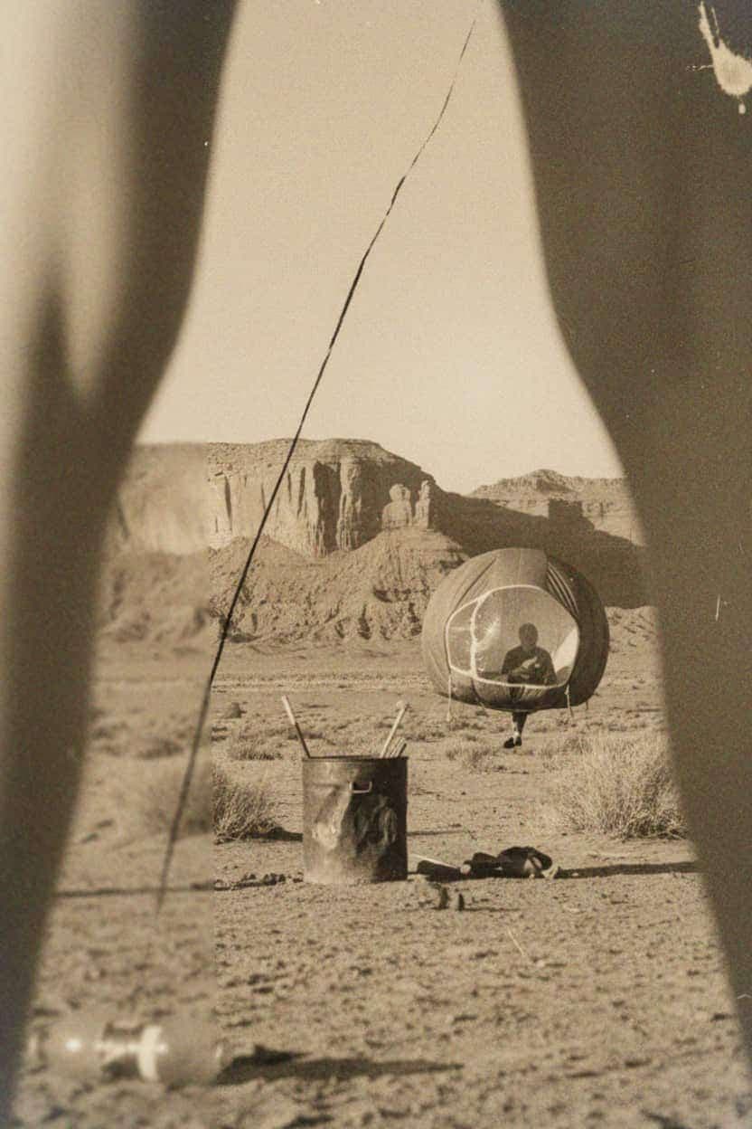 Mesa and Falling Basket — Inés Corral · MODULAR one-of-a-kind original