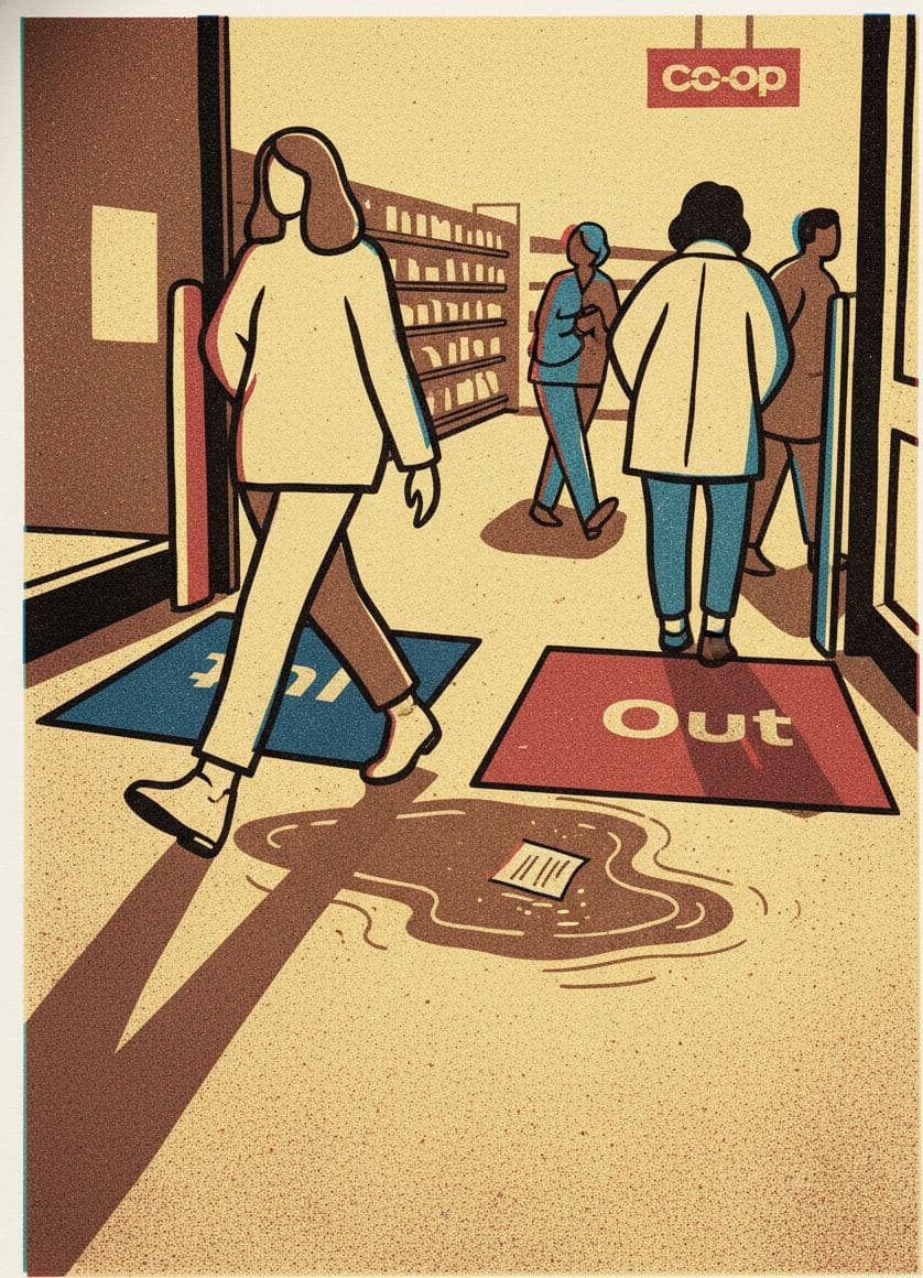 Pushing Aside the Welcome Mat — print by Yuko Shimizu-Tachibana — MODULAR · a one-of-a-kind original