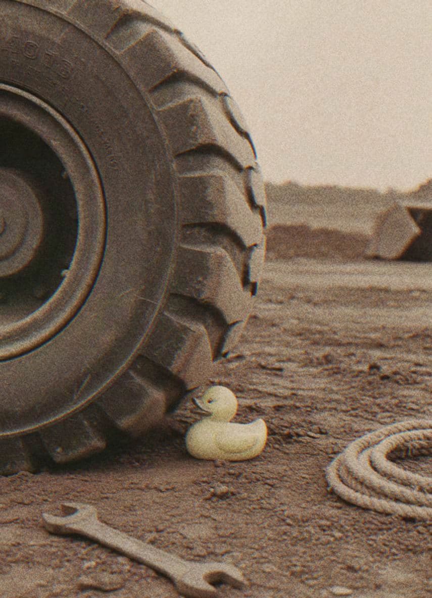 Red Earth with a Flat Duck — Nadia Vorholt · MODULAR one-of-a-kind original
