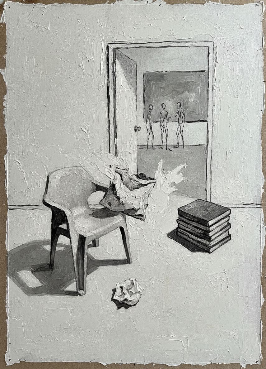 Rue de la Convention, Thursday Afternoon — abstract work by Saskia Vandenberg — MODULAR · a one-of-a-kind original