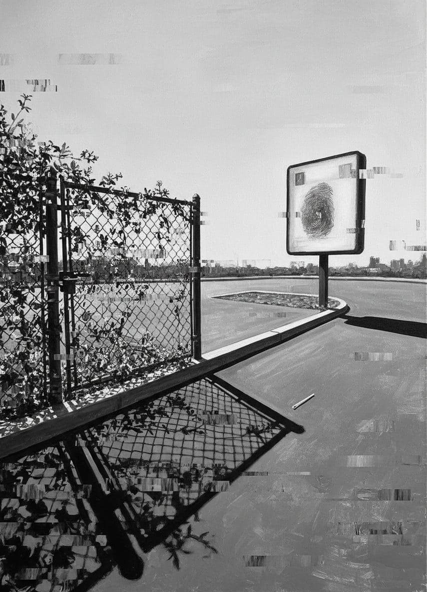 Rusted Latch and Supersized Fries — abstract work by Saskia Vandenberg — MODULAR · a one-of-a-kind original