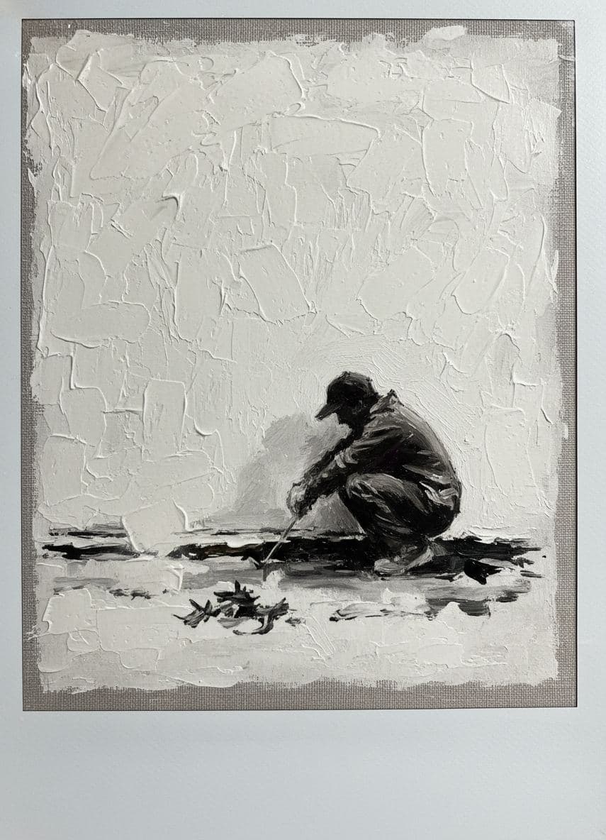 Side Street with a Faint Dust Film — abstract work by Saskia Vandenberg — MODULAR · a one-of-a-kind original