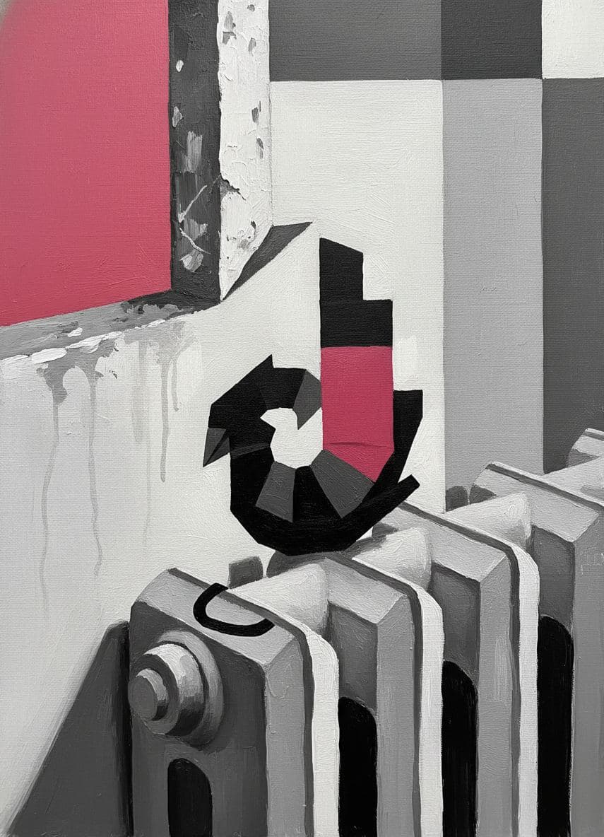 Snagging the Iridescent Grackle — abstract work by Viktor Eklund — MODULAR · a one-of-a-kind original