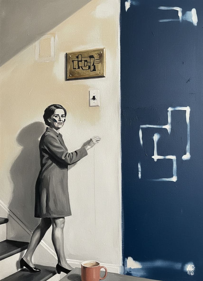 Someone Accepting the Plaque — abstract work by Viktor Eklund — MODULAR · a one-of-a-kind original