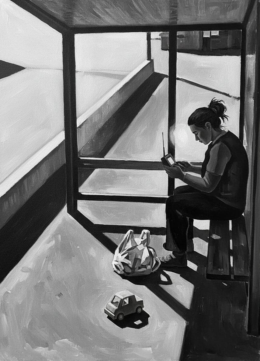 Someone Watching the Watchman — abstract work by Viktor Eklund — MODULAR · a one-of-a-kind original
