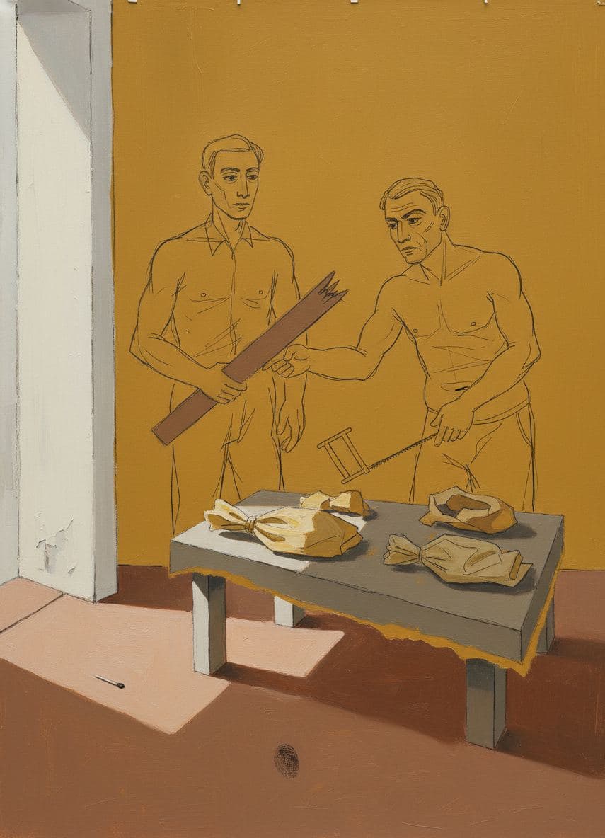 Sourdough, Sawdust, and Shared Histories — abstract work by Saskia Vandenberg — MODULAR · a one-of-a-kind original