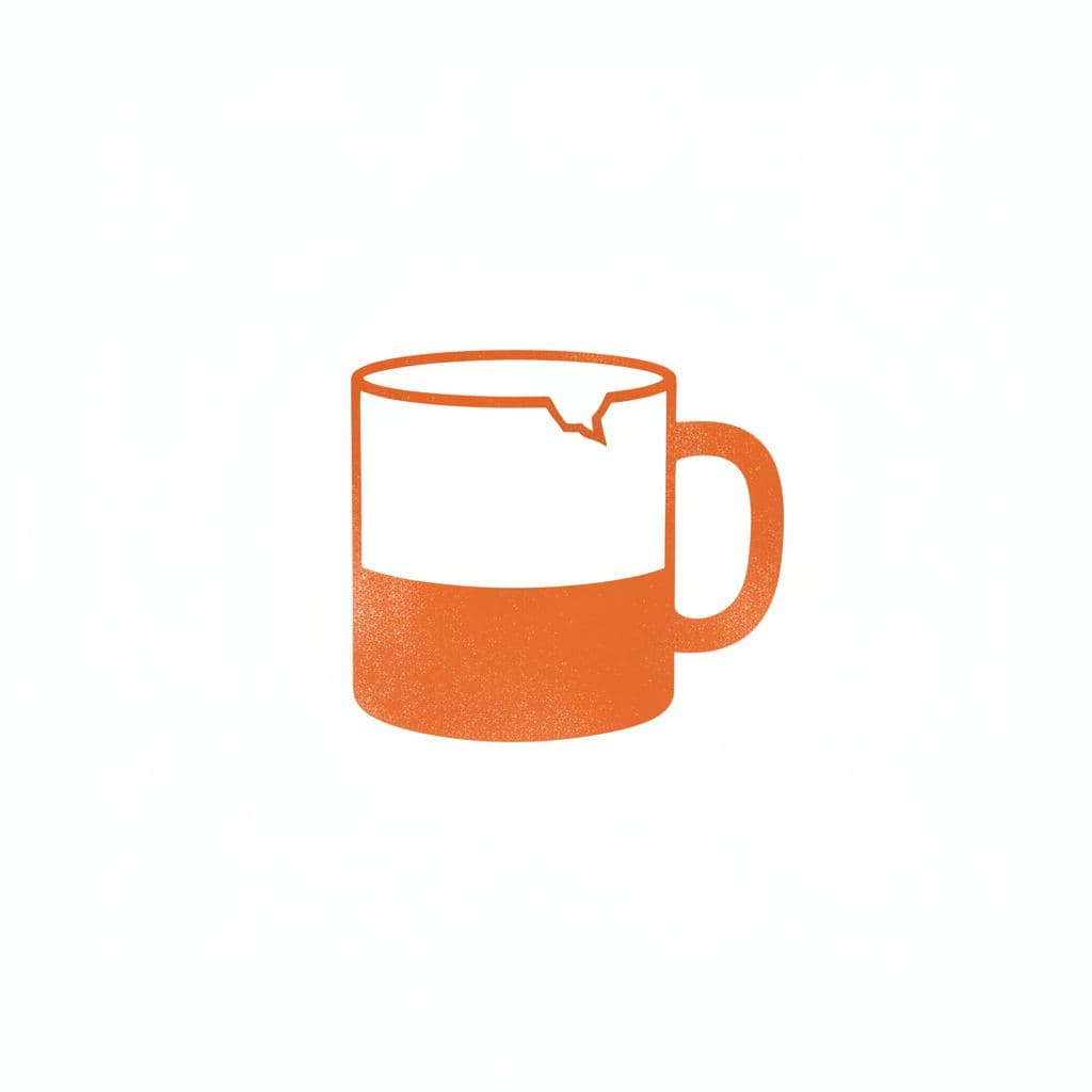 Spilling the Lukewarm Coffee — print by Rafał Zborowski — MODULAR · a one-of-a-kind original