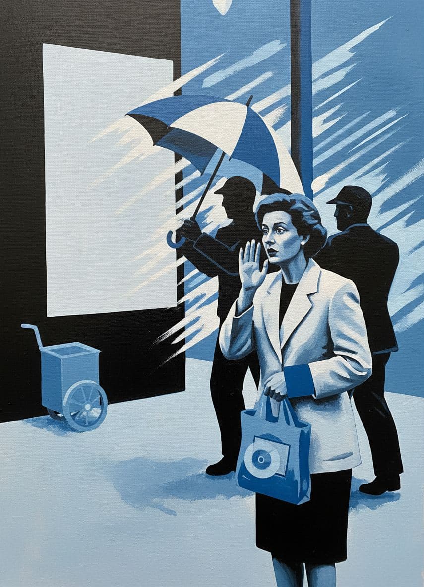 The Boulevard Saint-Germain Victory — abstract work by Viktor Eklund — MODULAR · a one-of-a-kind original