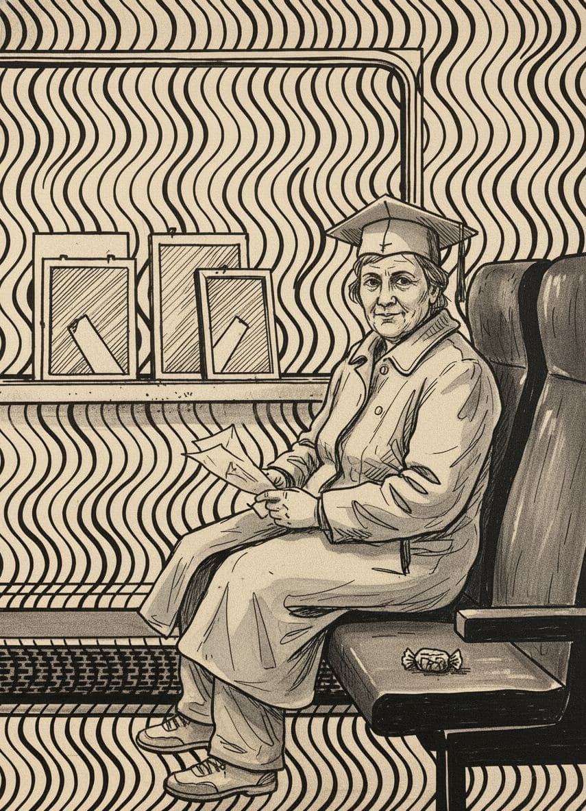 The Boy Who Wouldn't Sit Down — abstract work by Viktor Eklund — MODULAR · a one-of-a-kind original