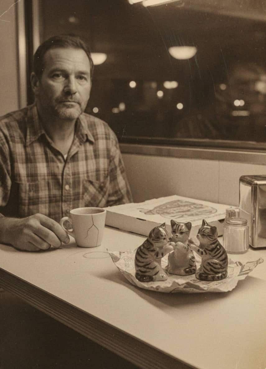 The Customer Staring at the Crack — Yuri Petrenko · MODULAR one-of-a-kind original