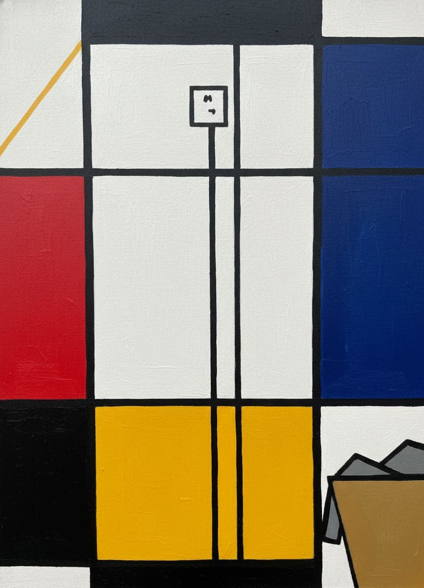 The First Day of Summer Shorts — abstract work by Viktor Eklund — MODULAR · a one-of-a-kind original