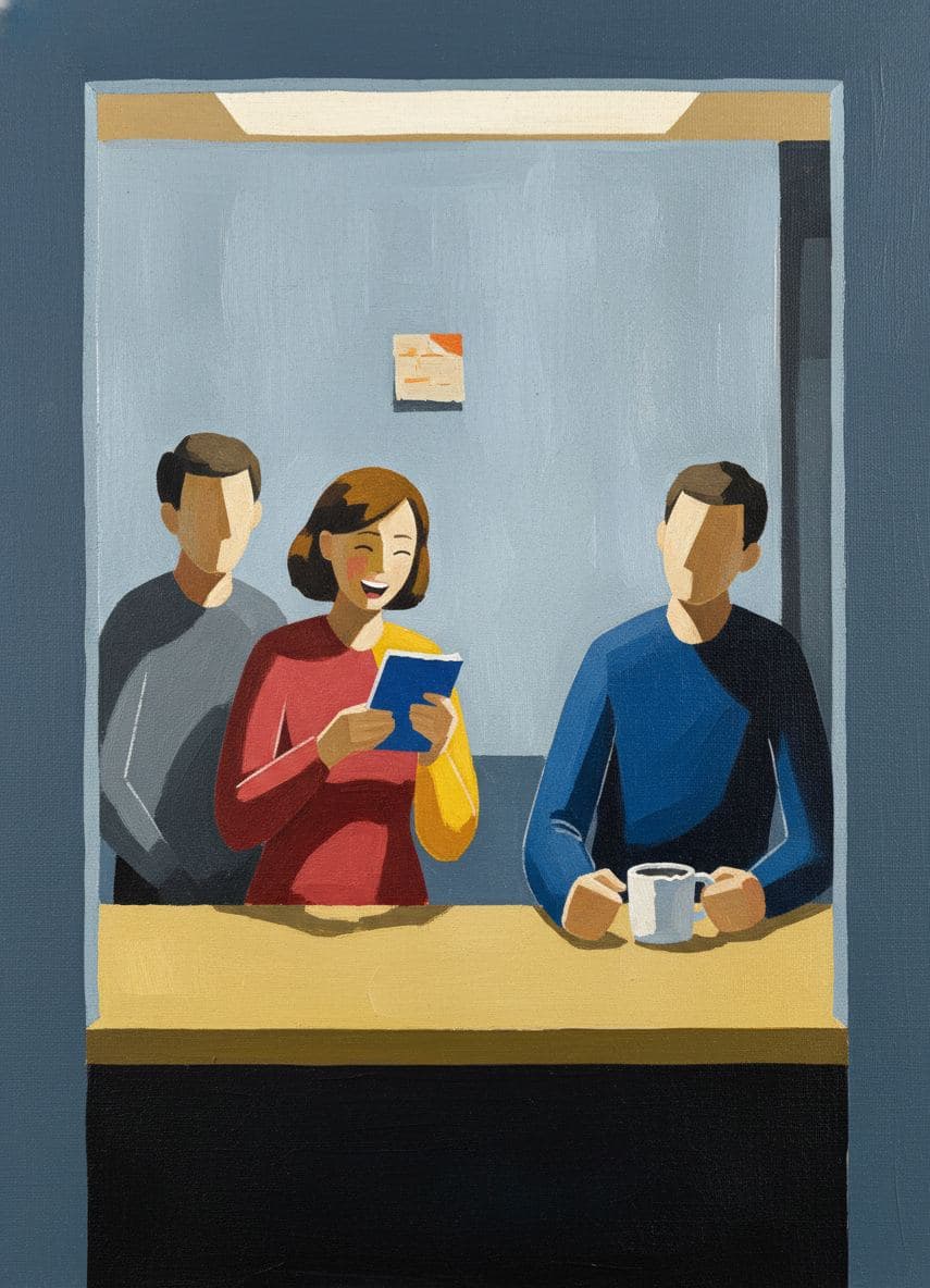 The First Half-Smile of the Day — abstract work by Viktor Eklund — MODULAR · a one-of-a-kind original