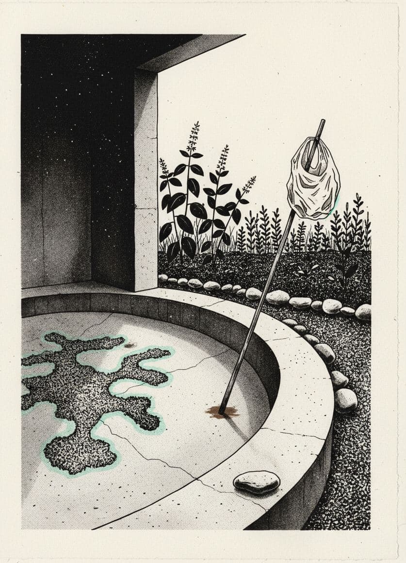 The Gardener Arranging the Stones — print by Anya Pietrowski — MODULAR · a one-of-a-kind original