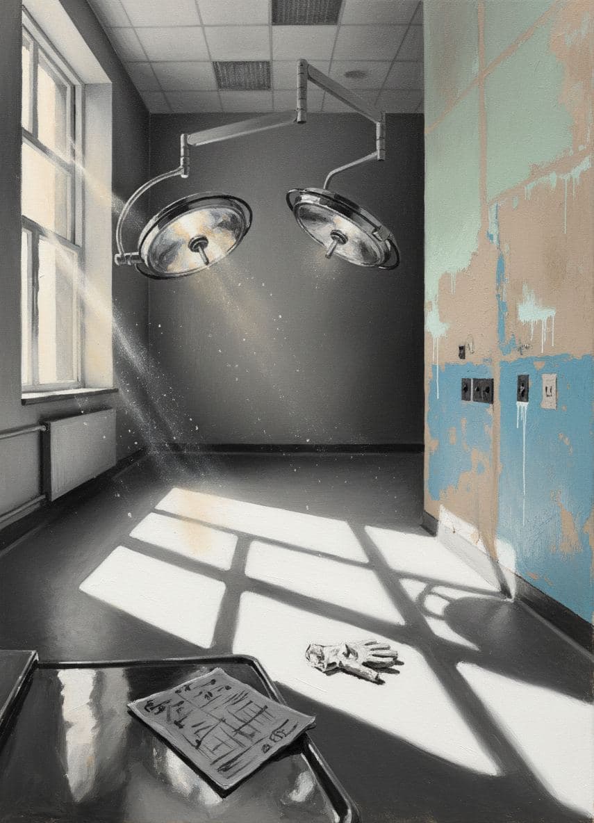 The Last Break Room Standing — abstract work by Stefan Tannhäuser — MODULAR · a one-of-a-kind original