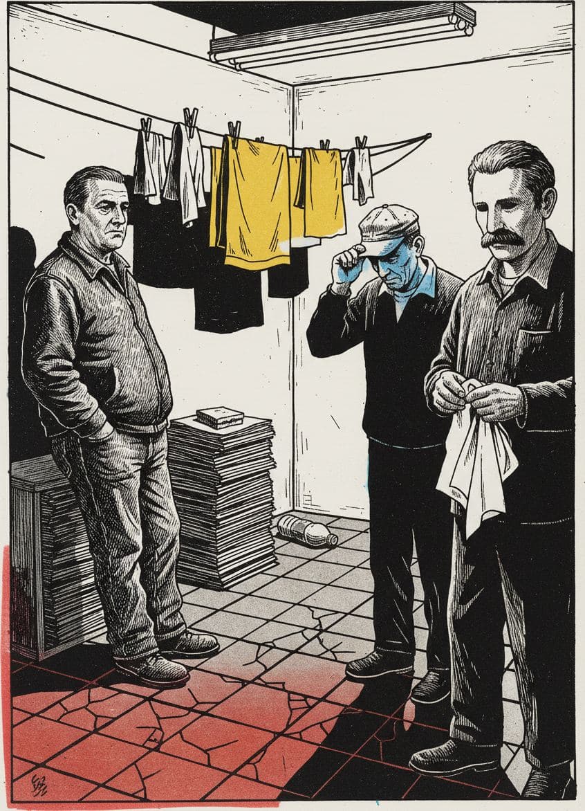 The Laundry Room Breakthrough — print by Hilda Prosser — MODULAR · a one-of-a-kind original