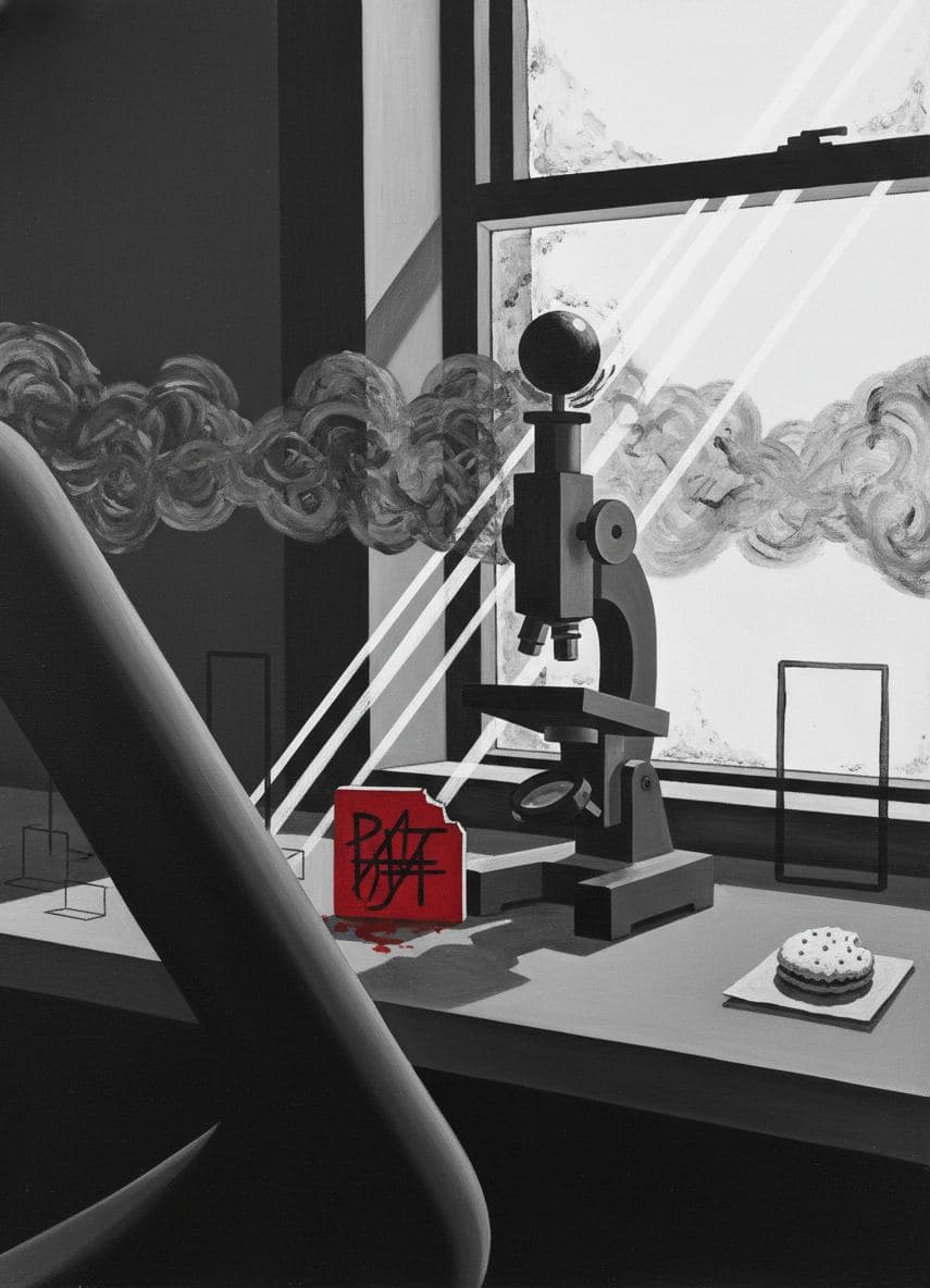 The Squirrel Grooms Nervously — abstract work by Viktor Eklund — MODULAR · a one-of-a-kind original