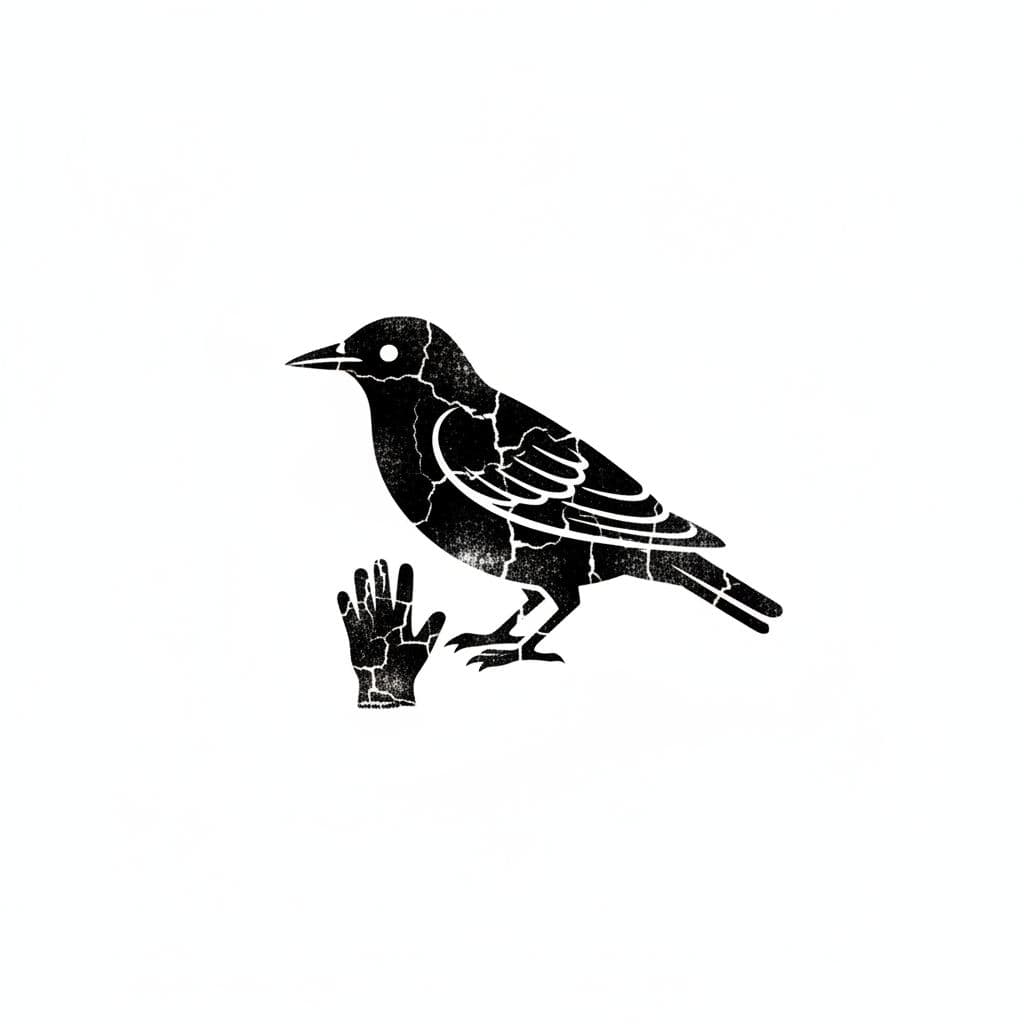 The Starling Gets Its Reward — print by Matteo Iannelli — MODULAR · a one-of-a-kind original