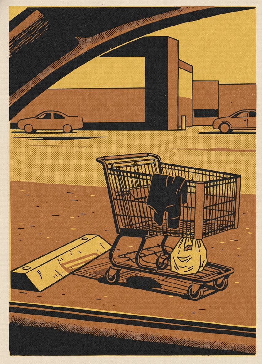 They Said It Was Just a Shortcut — print by Yuko Shimizu-Tachibana — MODULAR · a one-of-a-kind original