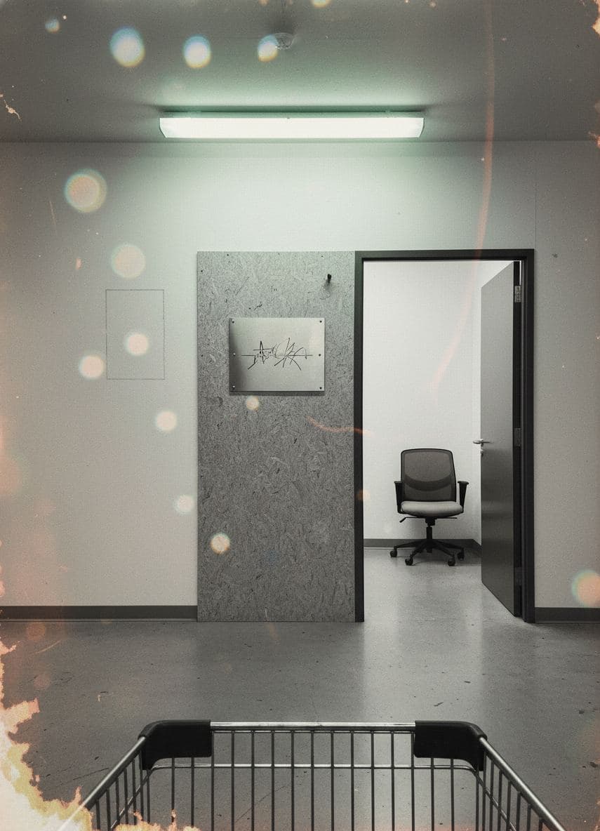 They Said It Was the Focus Zone — abstract work by Stefan Tannhäuser — MODULAR · a one-of-a-kind original