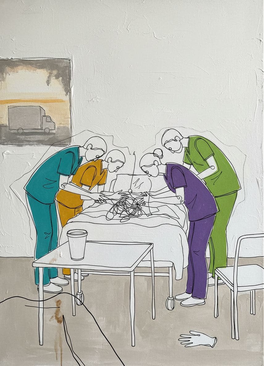 This Is Going To Be a Long Day — abstract work by Viktor Eklund — MODULAR · a one-of-a-kind original