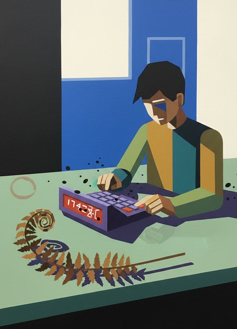 Tracing Patterns on the Calculator — Viktor Eklund · MODULAR one-of-a-kind original