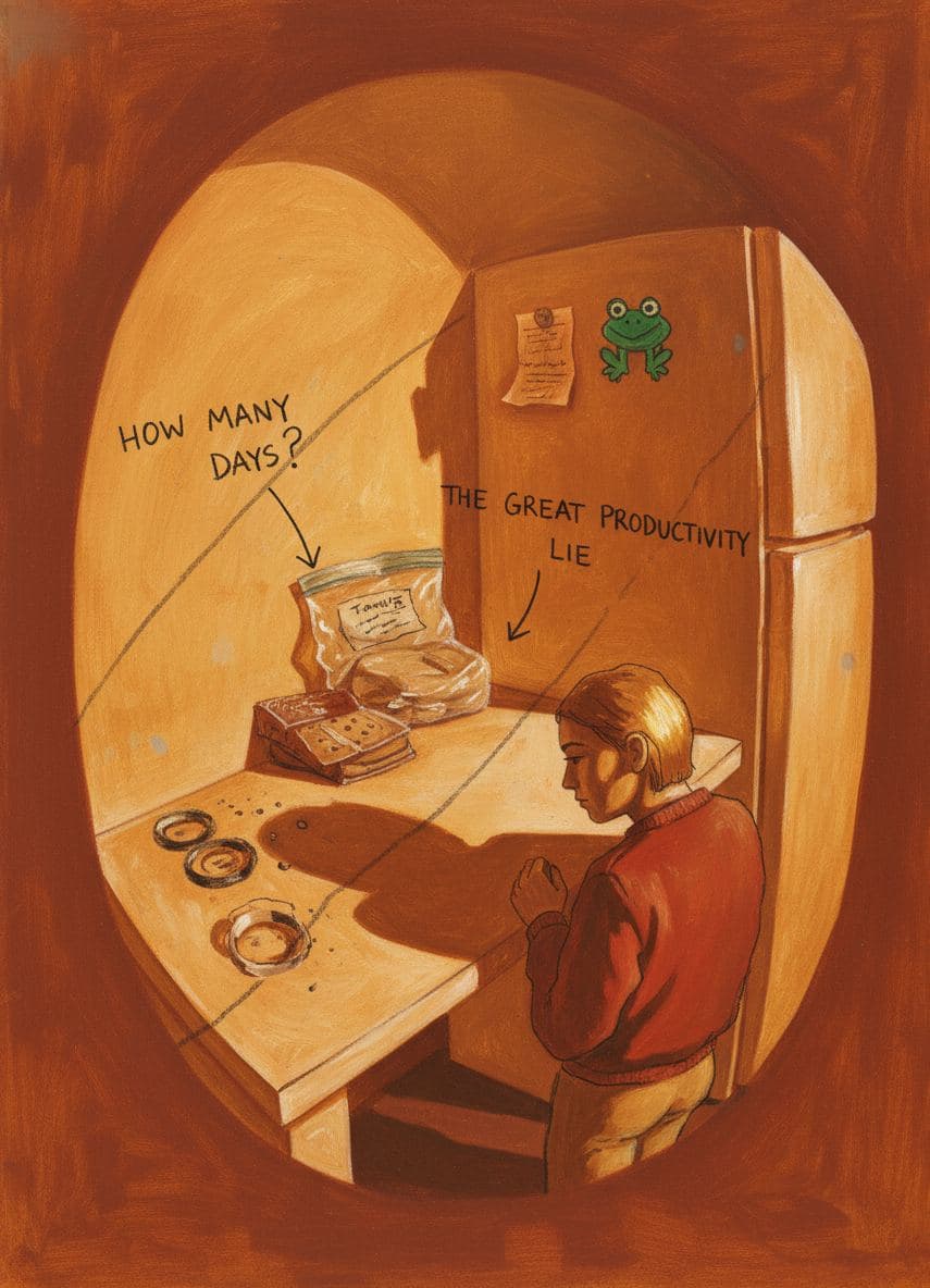 Tuesday's Quiet Kitchen Corner — collage by Irmela Bechmann — MODULAR · a one-of-a-kind original