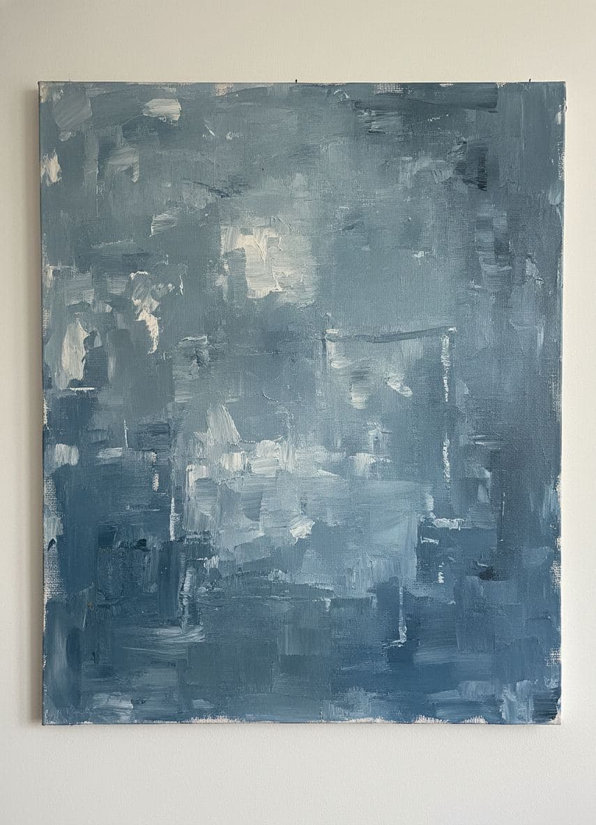 Two Chairs Facing the Wrong Way — abstract work by Saskia Vandenberg — MODULAR · a one-of-a-kind original