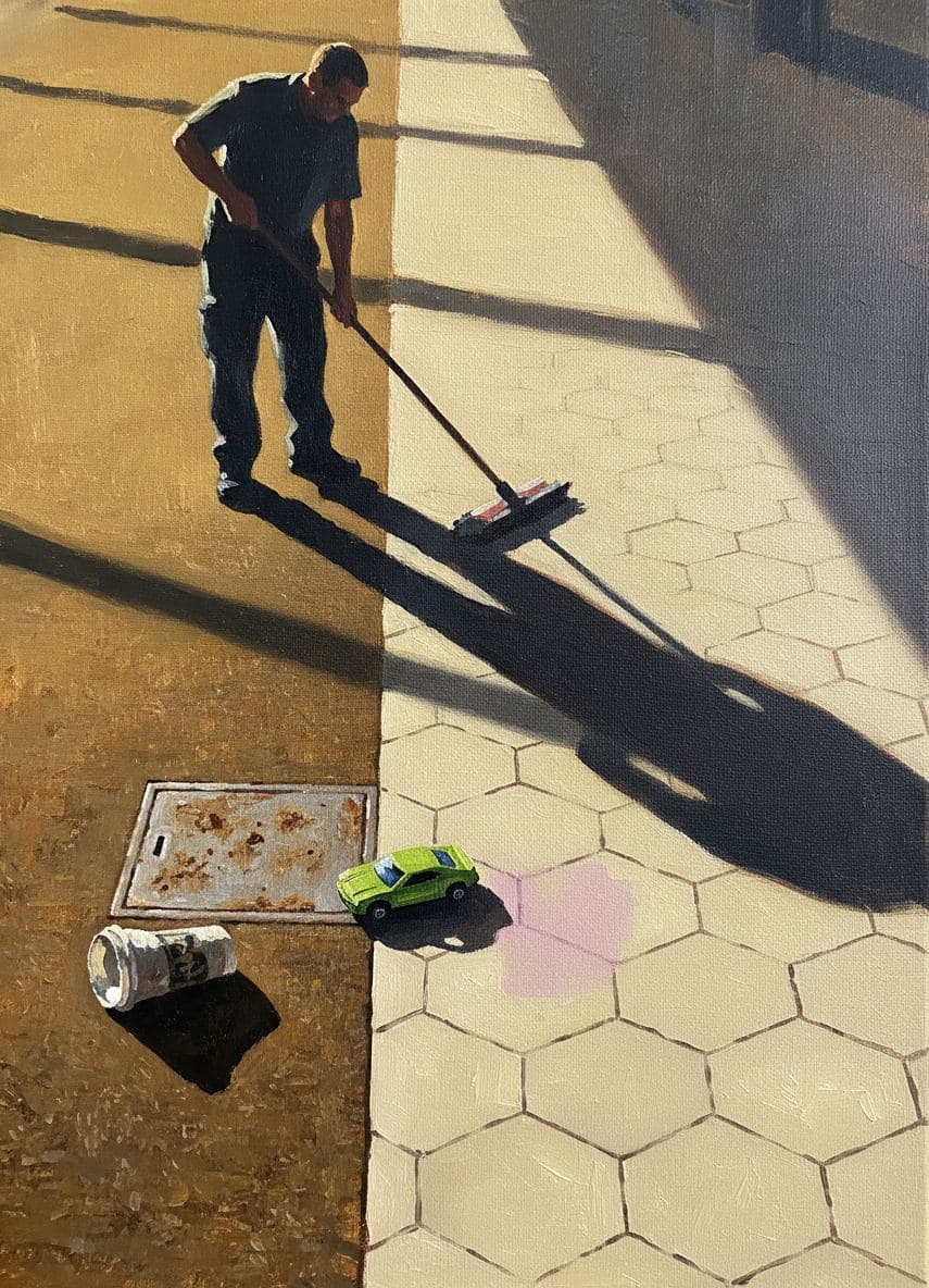 Untitled (Airport Terminal Floor) — abstract work by Viktor Eklund — MODULAR · a one-of-a-kind original