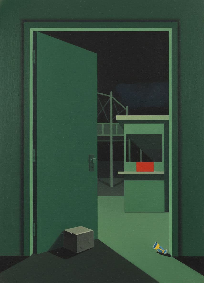 Untitled (Amusement Park, Early Morning) — abstract work by Viktor Eklund — MODULAR · a one-of-a-kind original