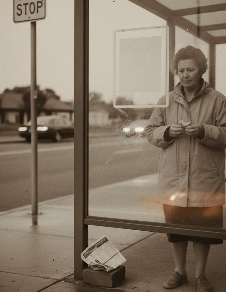 Untitled (Bus Shelter, Pre-Dawn) — Henri de Bruyn · MODULAR one-of-a-kind original