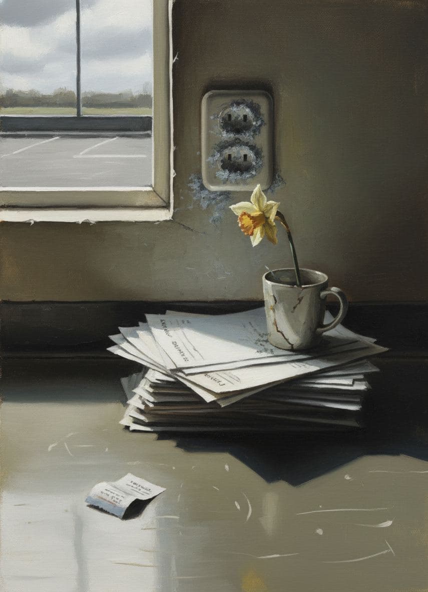 Untitled (Cafeteria Staff Room) — abstract work by Viktor Eklund — MODULAR · a one-of-a-kind original
