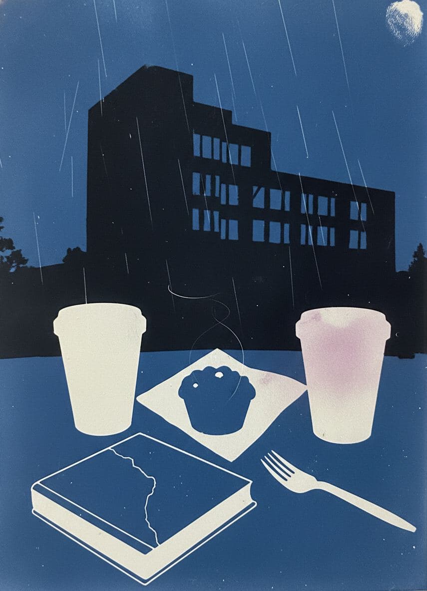Untitled (Cafeteria, Wednesday) — abstract work by Viktor Eklund — MODULAR · a one-of-a-kind original