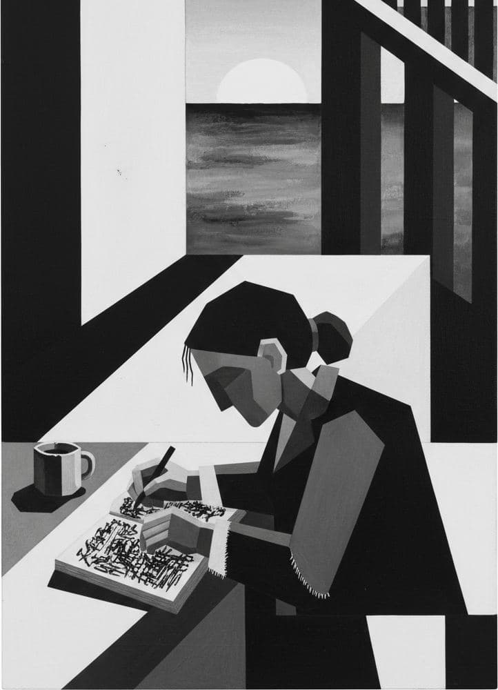 Untitled (Casino, Morning) — abstract work by Viktor Eklund — MODULAR · 13 × 18 cm limited edition of 10