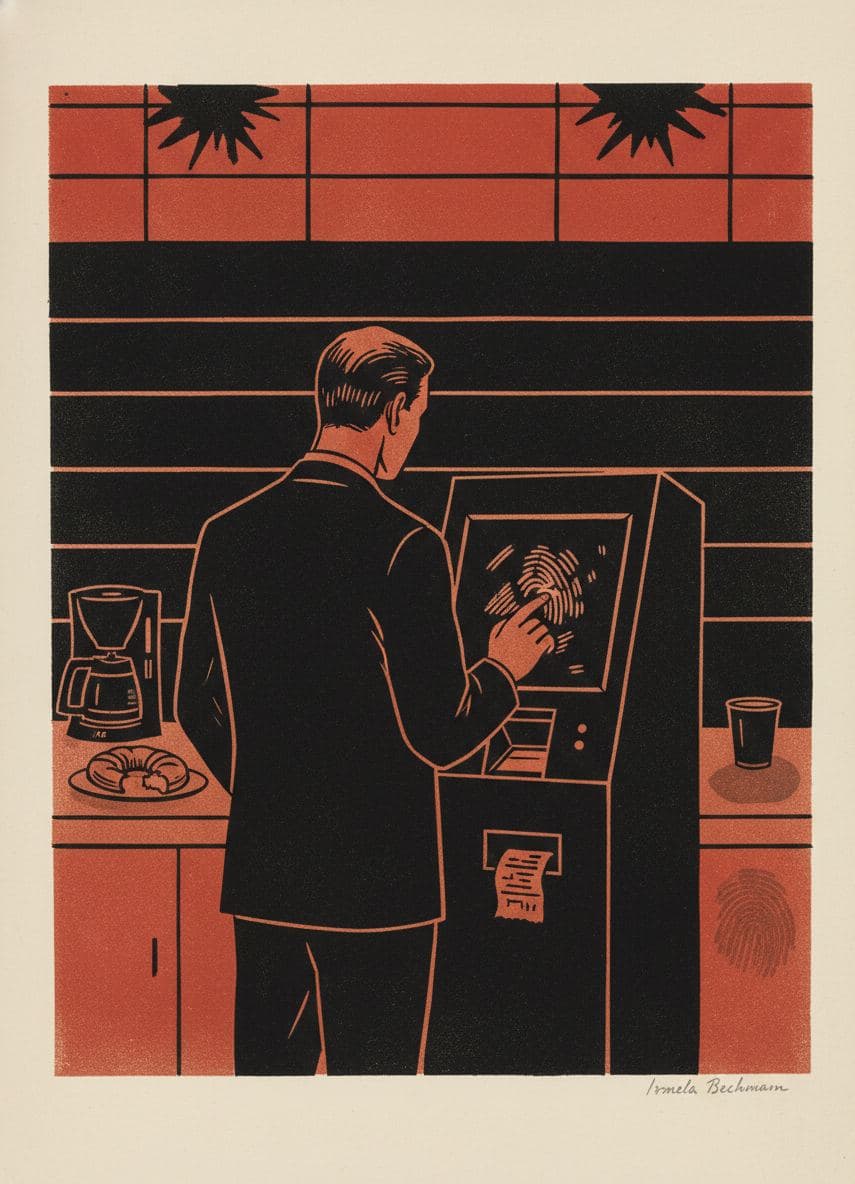Untitled (Corporate Breakroom) — print by Irmela Bechmann — MODULAR · a one-of-a-kind original